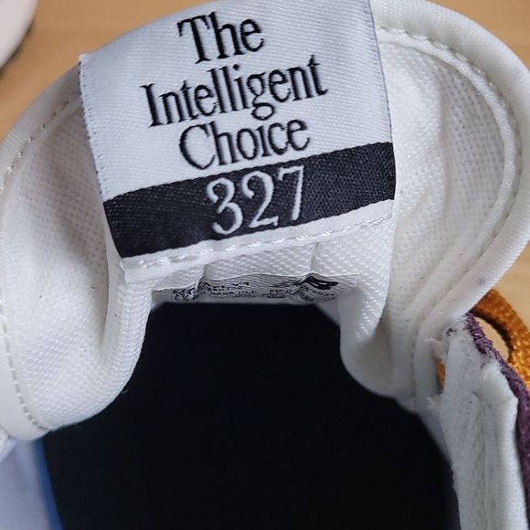 New Balance 327 Burgundy Maroon Orange Mens Shoe Sneaker MS327LY1 - Picture 10 of 11